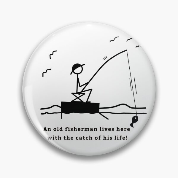 Item preview, Stickman / Lucky Fisherman mejor captura designed and sold by LotusCreations.