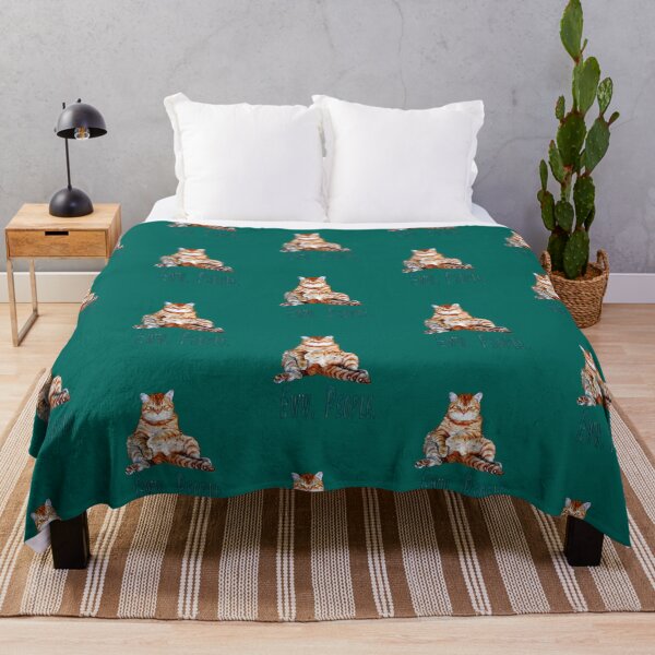 Item preview, Ew people, Eww people, Ewww people.  Funny cat, lazy cat design designed and sold by Healthy-Sarcasm.