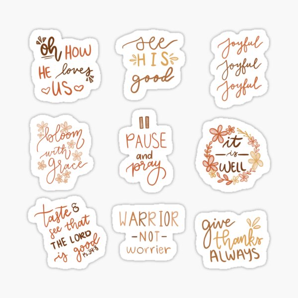 Set 2 Pack [buy medium or larger] Sticker for Sale by JulieannMalynda