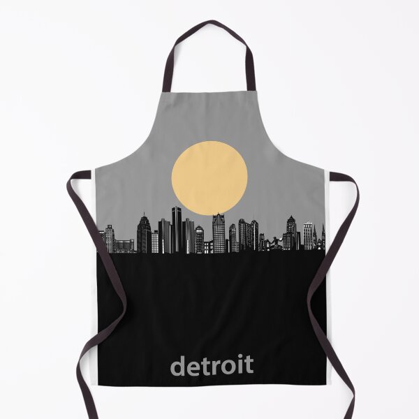 Item preview, detroit skyline minimal designed and sold by BekimART2.