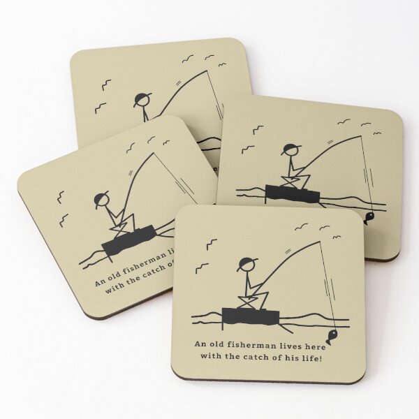 Item preview, Stickman/ Lucky fisherman best catch designed and sold by LotusCreations.
