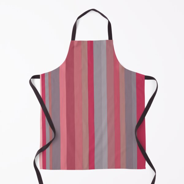 Item preview, Vertical Bayadere Stripes in coral red, mauve, and pruprle gray. designed and sold by squishyrainbow.