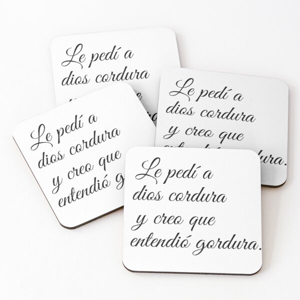 Item preview, Le pedi a Dios cordura y creo que entendio gordura designed and sold by Elena's Shop.