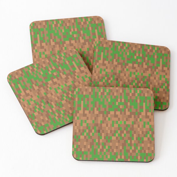 Item preview, funny green and brown Minecraft pattern designed and sold by virilamissa.