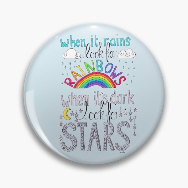 Item preview, When It Rains Look For Rainbows designed and sold by LouiseFranksArt.