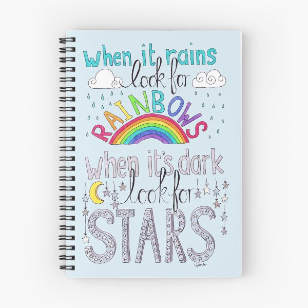 Item preview, When It Rains Look For Rainbows designed and sold by LouiseFranksArt.
