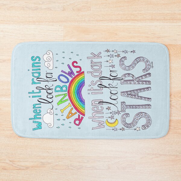 Item preview, When It Rains Look For Rainbows designed and sold by LouiseFranksArt.