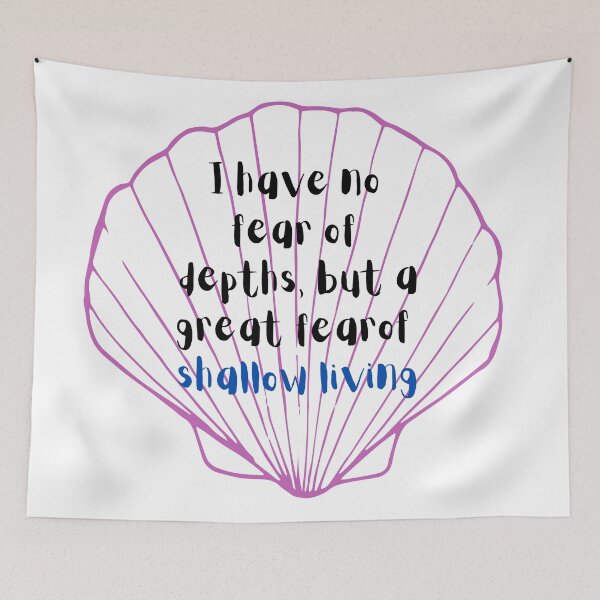Item preview, I have no fear of Depth, but a fear of Shallow Living designed and sold by ChartGifts.