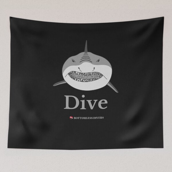 Item preview, Grey Mako Shark Face with Grey Font designed and sold by BottomlessDiver.