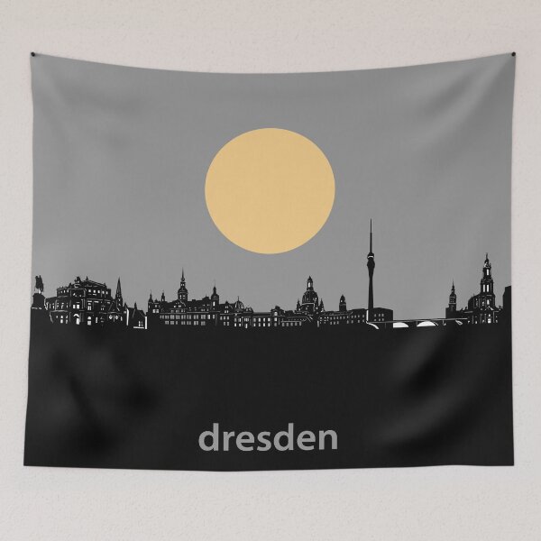 Item preview, dresden skyline minimal designed and sold by BekimART2.