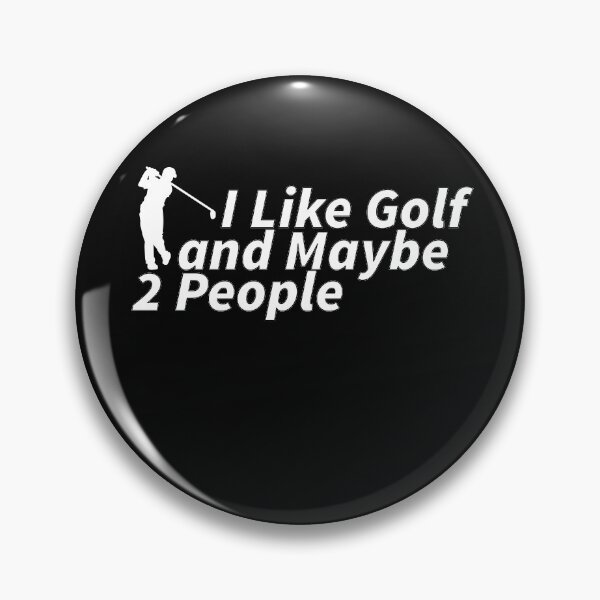 Item preview, I Like Golf and Maybe 2 People  #Black  designed and sold by SalaheddineB.