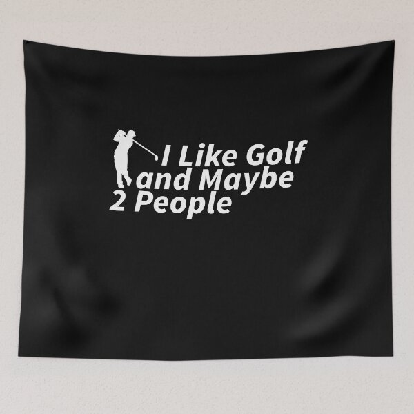 Item preview, I Like Golf and Maybe 2 People  #Black  designed and sold by SalaheddineB.