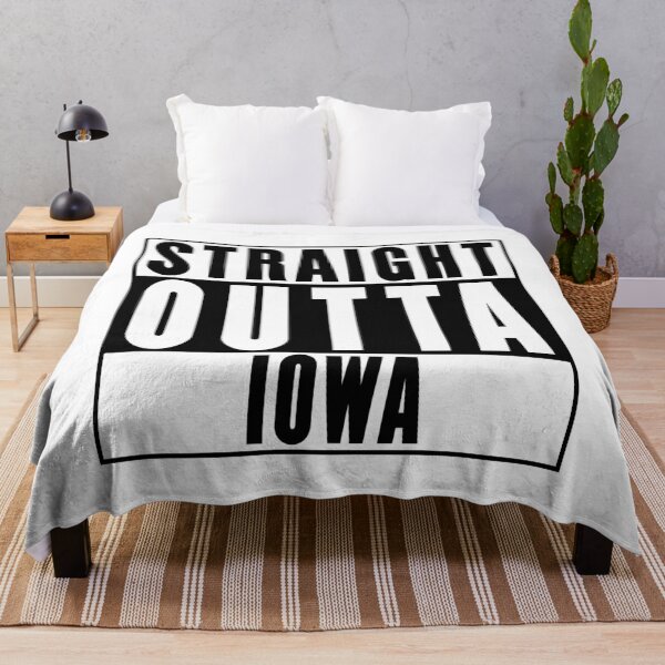 Item preview, Straight Outta Iowa designed and sold by RandomStuffShop.