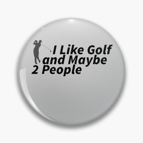 Item preview, I Like Golf and Maybe 2 People  #Gray designed and sold by SalaheddineB.