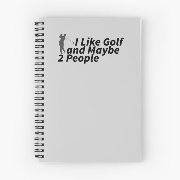 Item preview, I Like Golf and Maybe 2 People  #Gray designed and sold by SalaheddineB.