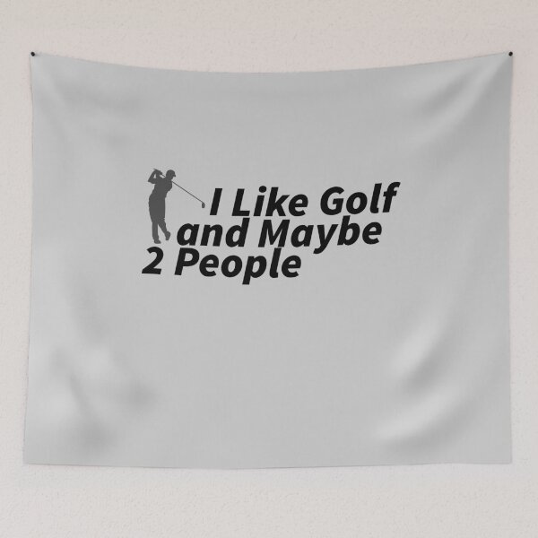 Item preview, I Like Golf and Maybe 2 People  #Gray designed and sold by SalaheddineB.