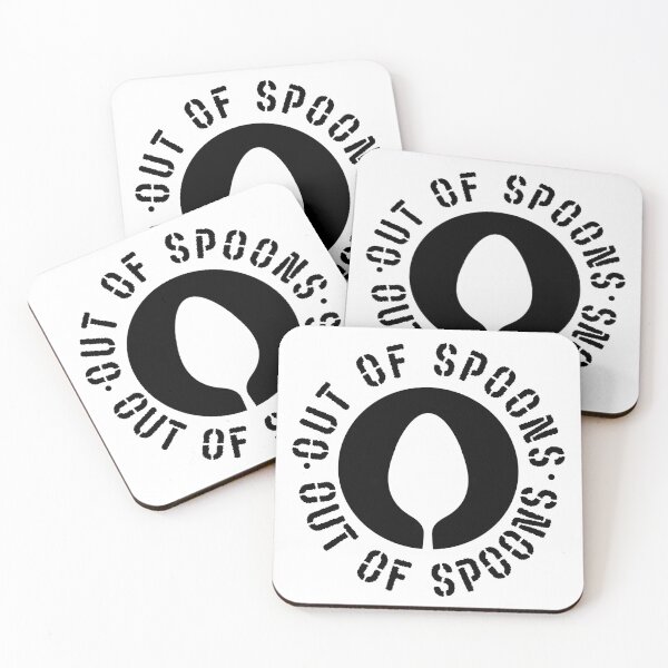 Item preview, Out Of Spoons - Spoonie Life designed and sold by m95sim.