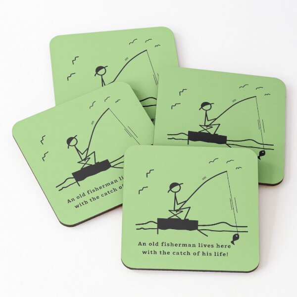 Item preview, Stickman / Lucky Fisherman mejor captura designed and sold by LotusCreations.