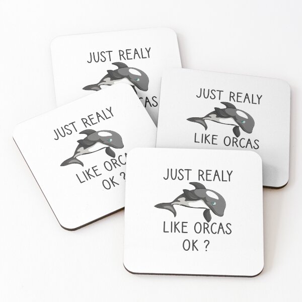 Item preview, Copy of I just really like ORCAS OK funny whale designed and sold by benkaza01.