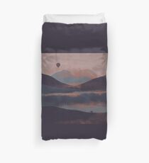 Adrift in the Mountains... Duvet Cover