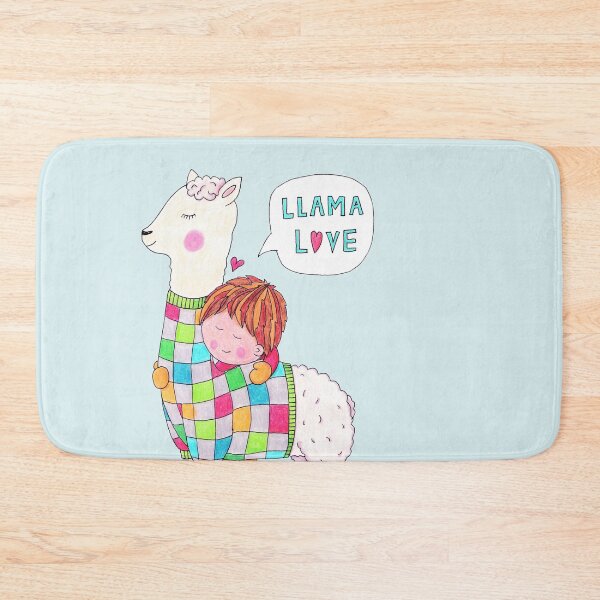 Item preview, Llama Love designed and sold by LouiseFranksArt.