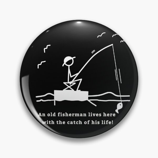Item preview, Stickman / Lucky Fisherman mejor captura designed and sold by LotusCreations.