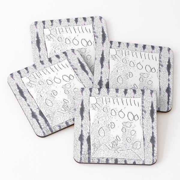 Item preview, Rain and Snow in black and white designed and sold by Tovers.