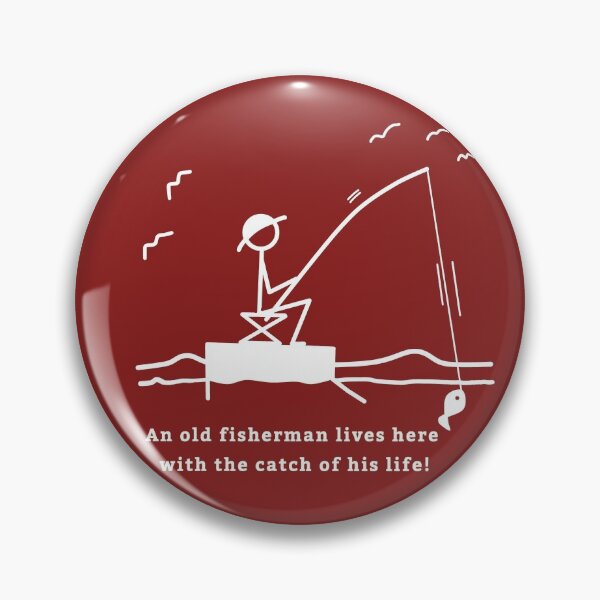 Item preview, Stickman / Lucky Fisherman mejor captura designed and sold by LotusCreations.