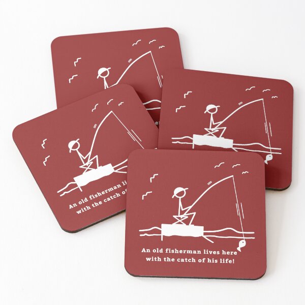 Item preview, Stickman/ Lucky fisherman best catch designed and sold by LotusCreations.