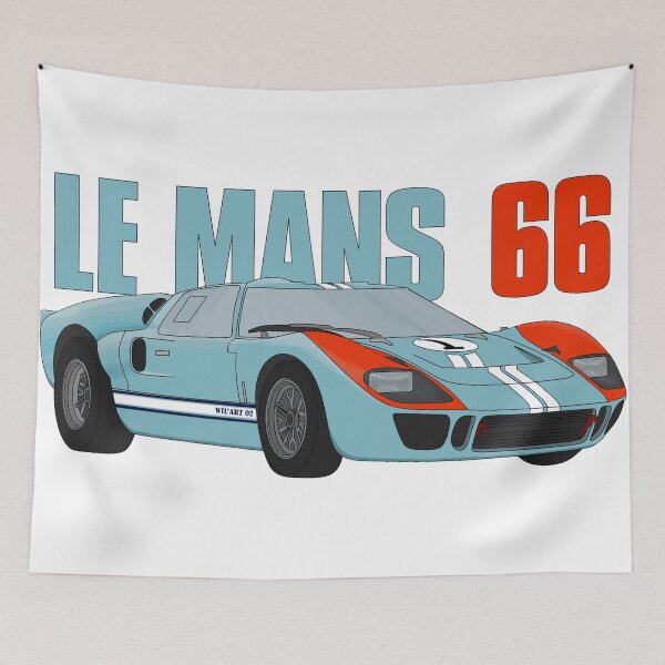Item preview, ford gt40 blue and orange designed and sold by WilArt02.