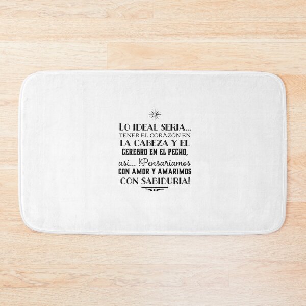 Item preview, Lo ideal seria... tener el corazon en la cabeza y el cerebro en el pecho, asi... designed and sold by Elena's Shop.