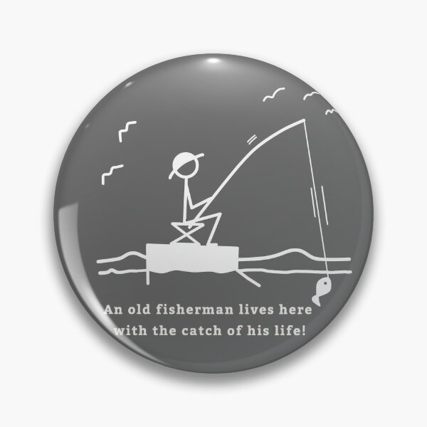 Item preview, Stickman / Lucky Fisherman mejor captura designed and sold by LotusCreations.