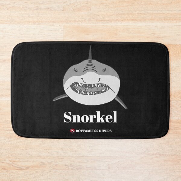 Item preview, Snorkel Mako Shark with White Font designed and sold by BottomlessDiver.