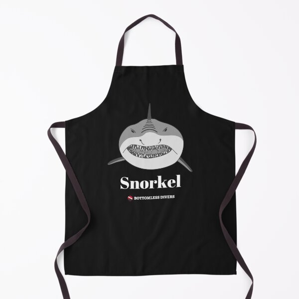 Item preview, Snorkel Mako Shark with White Font designed and sold by BottomlessDiver.