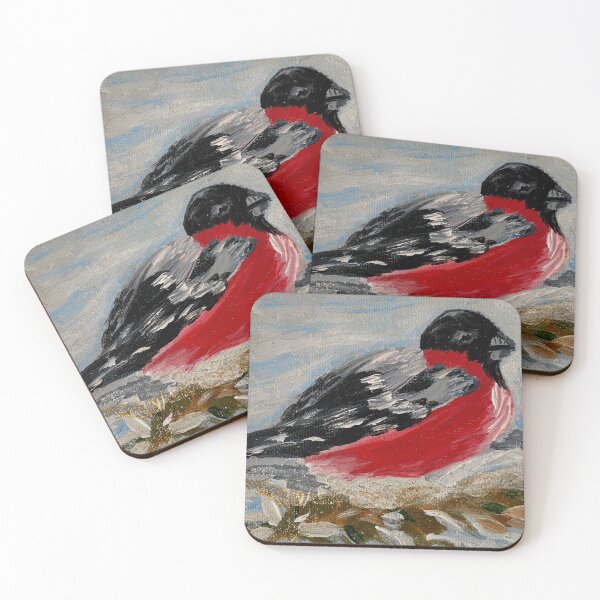 Item preview, Bullfinch bullfinch in a lively play of colors designed and sold by Bach-art.