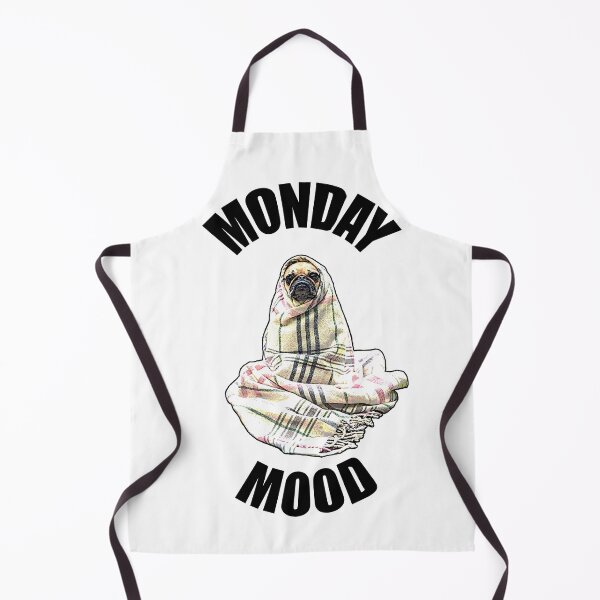 Item preview, Sad pug monday mood designed and sold by Misschemical.