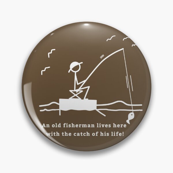 Item preview, Stickman / Lucky Fisherman mejor captura designed and sold by LotusCreations.