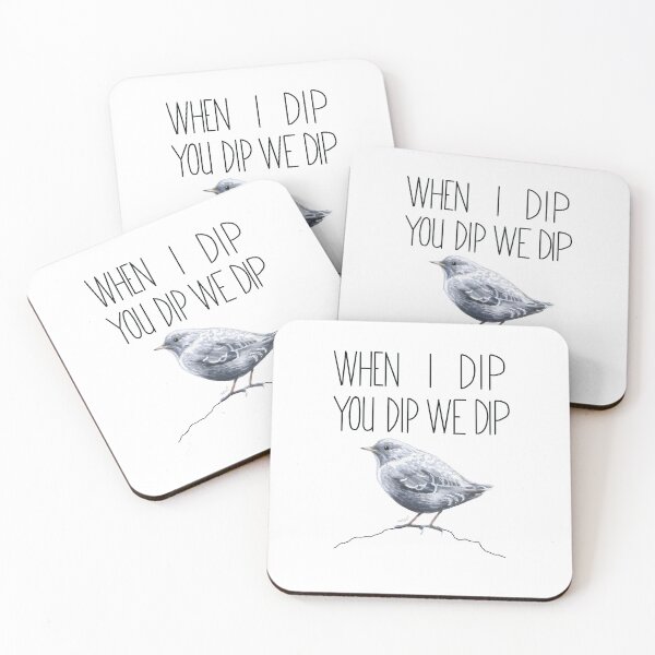 Item preview, When I Dip You Dip We Dip (American Dipper) designed and sold by LauraWolfArtist.