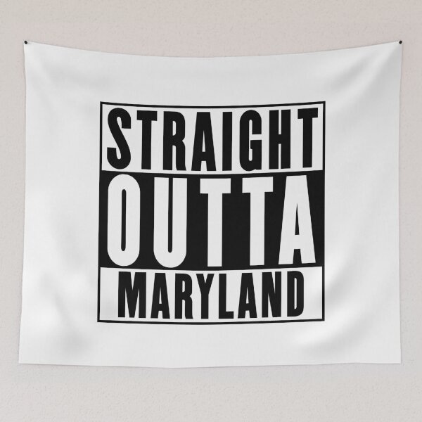 Item preview, Straight Outta Maryland designed and sold by RandomStuffShop.