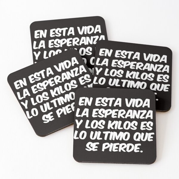 Item preview, En esta vida la esperanza y los kilos es lo ultimo que se pierde designed and sold by Elena's Shop.
