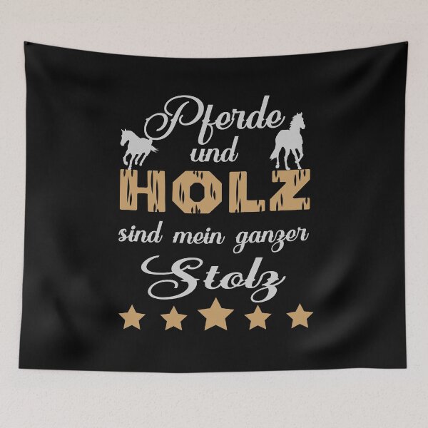 Item preview, Horses and wood are my pride and joy designed and sold by FalkDania.