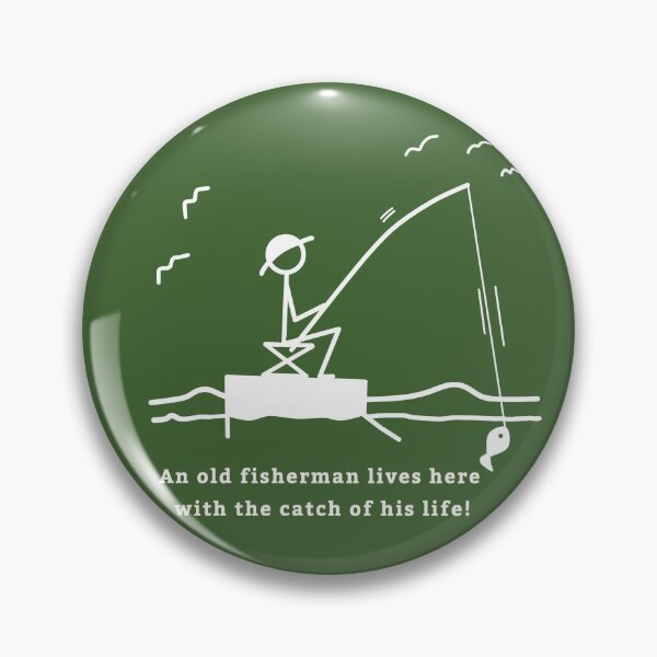 Item preview, Stickman / Lucky Fisherman mejor captura designed and sold by LotusCreations.
