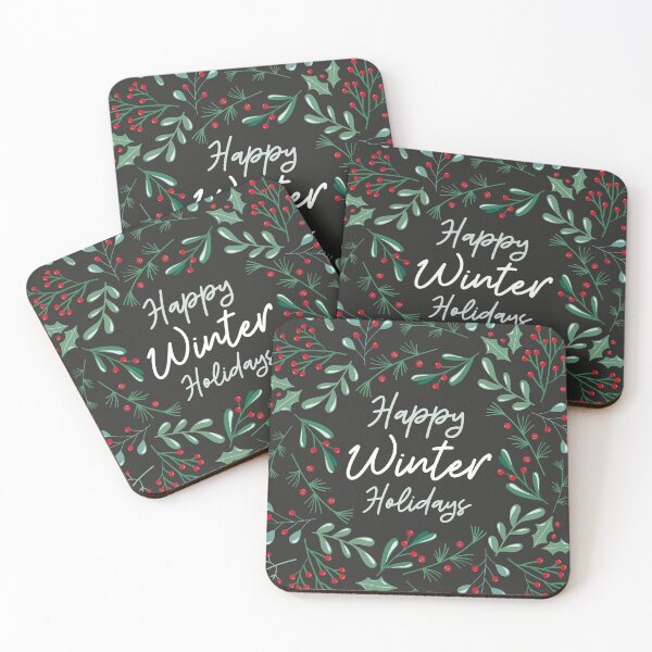 Item preview, Happy Winter Holidays designed and sold by Damask 123.
