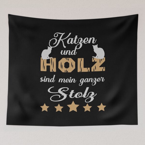 Item preview, Cats and wood are my pride and joy designed and sold by FalkDania.