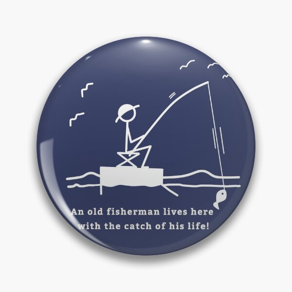 Item preview, Stickman / Lucky Fisherman mejor captura designed and sold by LotusCreations.