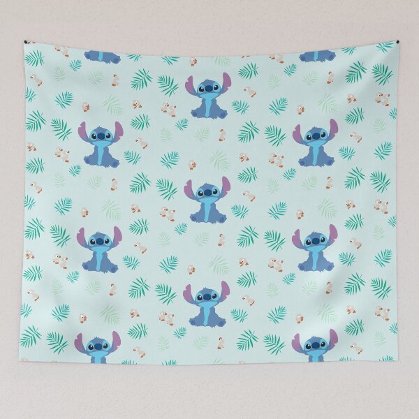 Item preview, Stitch with ducks palm tree leaf pattern  designed and sold by jazzcats.