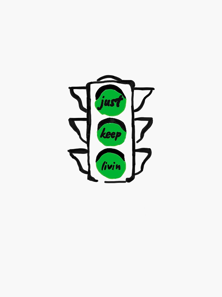 Thumbnail 3 of 3, Sticker, Greenlights designed and sold by abigailrcj.