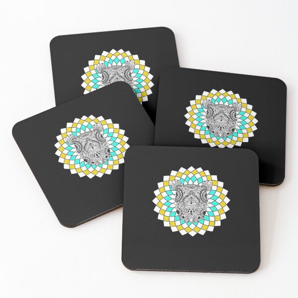 Item preview, Save The Chubby Unicorns, Spirit Animal Mandala, Rhinoceros designed and sold by AuroCreatives.