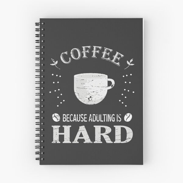 Item preview, Coffee Because Adulting is Hard Vintage Style designed and sold by Marzuqi Che Rose.