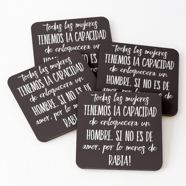 Item preview, Todas las mujeres tenemos la capacidad de enloquecera un hombre, si no es de amor.. designed and sold by Elena's Shop.